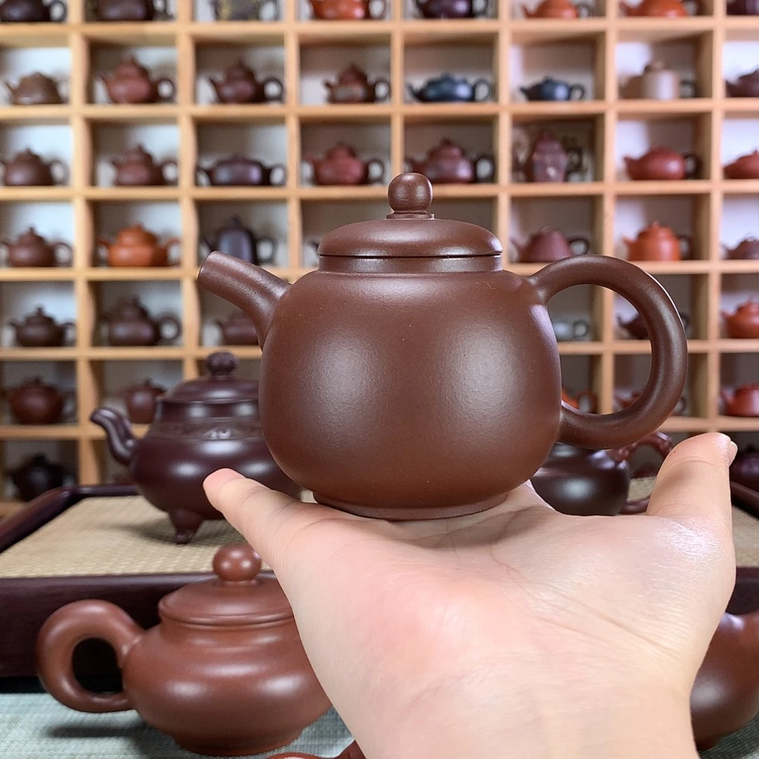 明氏龙蛋紫砂紫砂壶手工制作