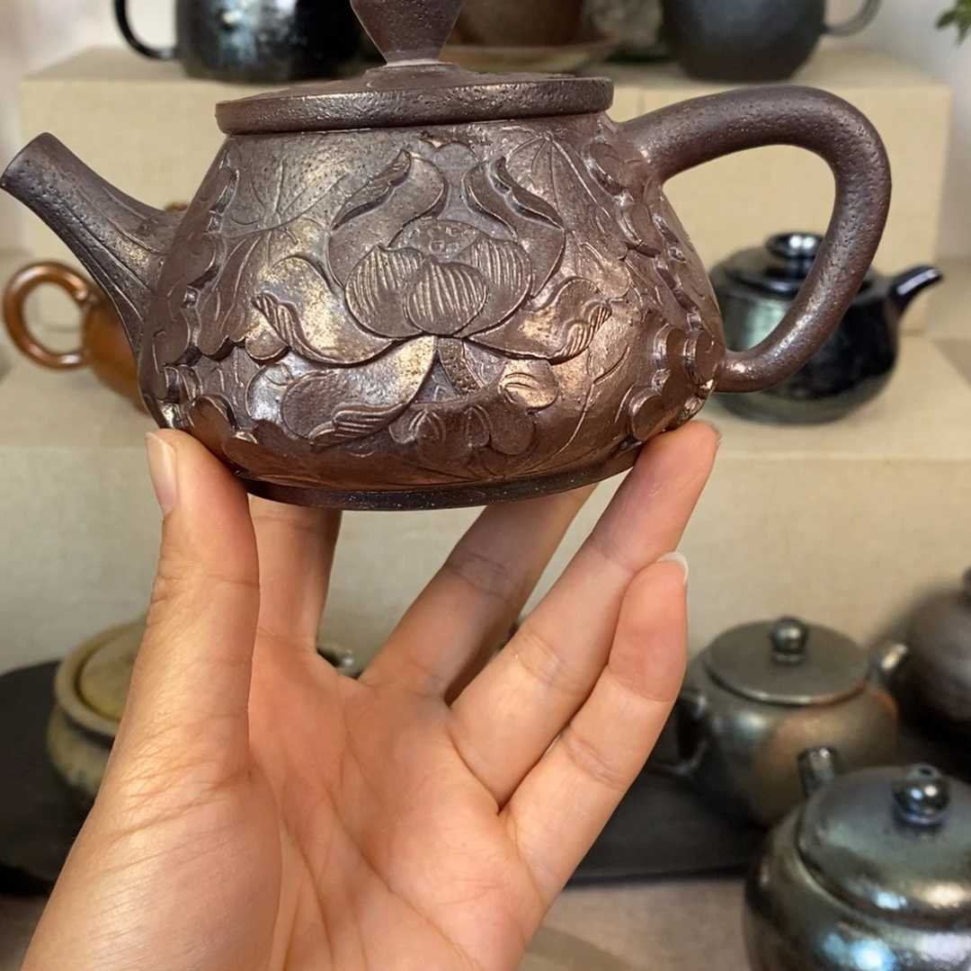 昕***昕建水紫陶柴烧茶壶