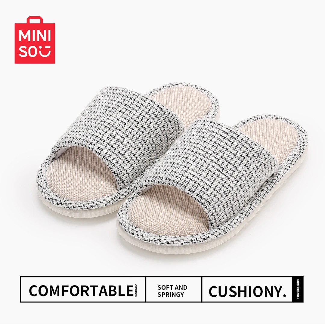 MINISO/名创优品2025新款爆款拖鞋四季拖简约网红ins防滑地板拖
