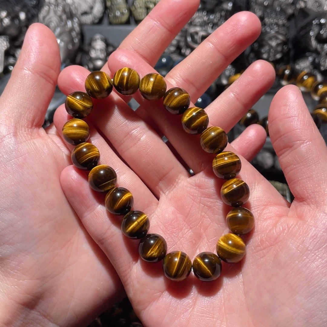 木变石（虎睛石）手串未镶嵌无*熊