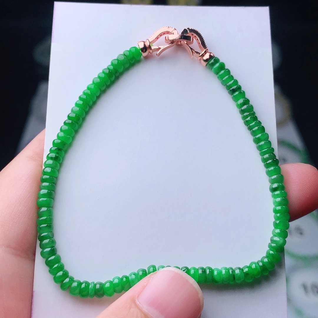 未镶嵌手链翡翠翡翠