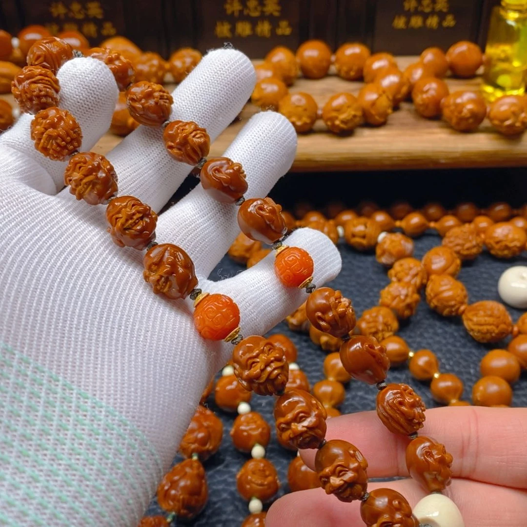 手串/手链橄榄核许忠英1.3欢喜十八罗汉