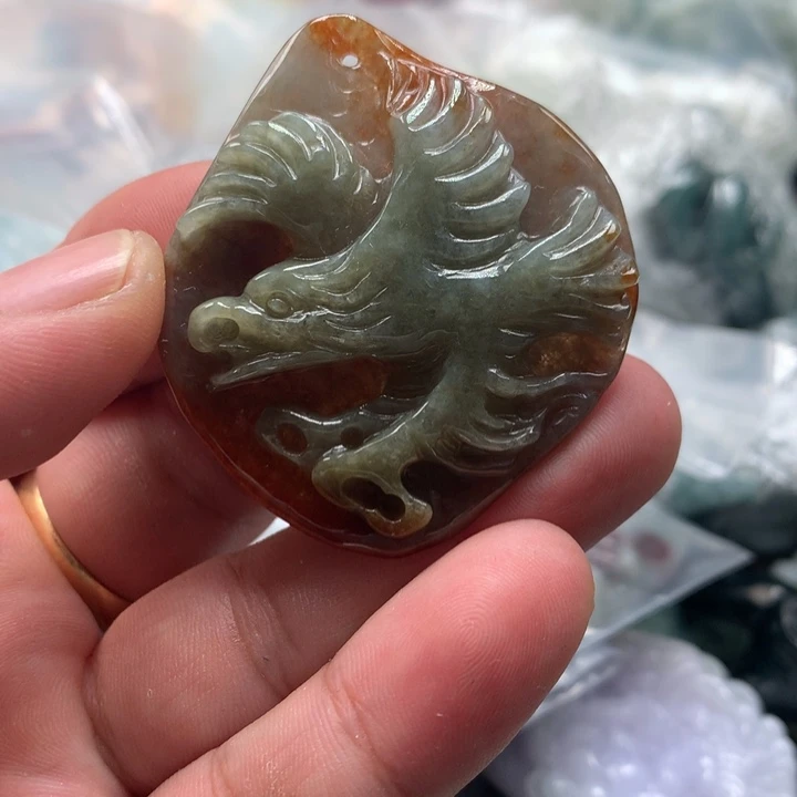 翡翠未镶嵌颈饰保真天然a货翡翠