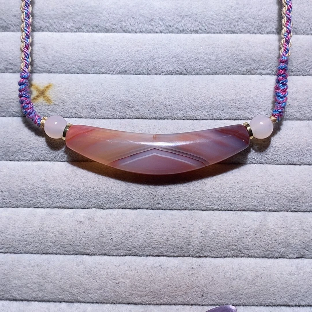 玛瑙/玉髓未镶嵌颈饰