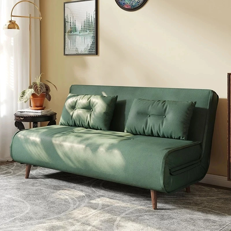 沙发床英标防火绒面墨绿色英牌老字号