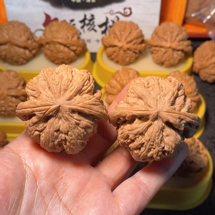 文玩核桃把件粗筋 全品 47 60克