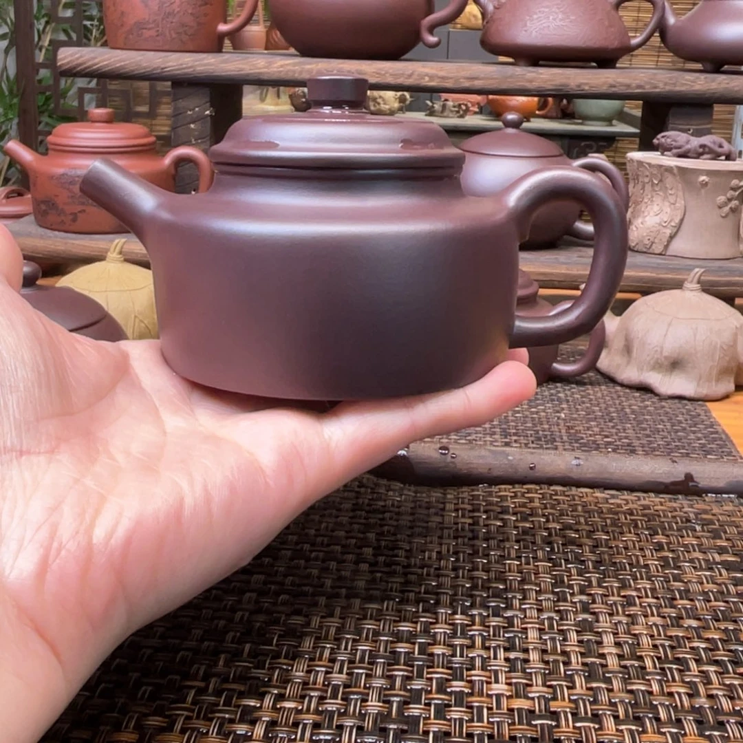 紫砂茶壶宜兴原矿紫砂手工制全180