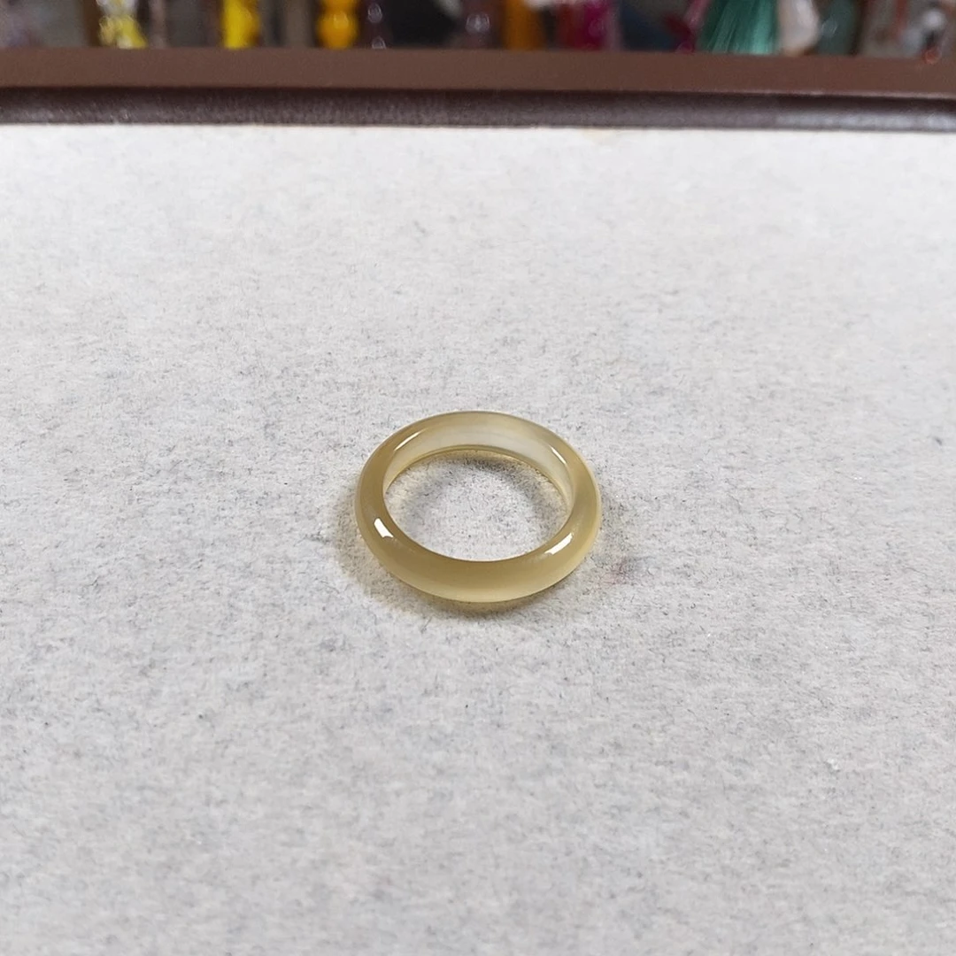 玛瑙/玉髓戒圈未镶嵌嫣*