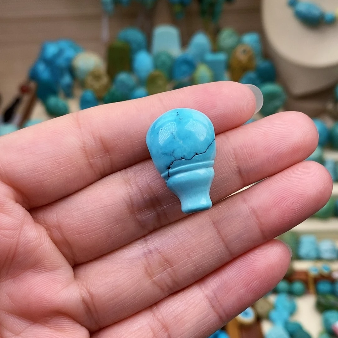 绿松石珠宝奇石未镶嵌