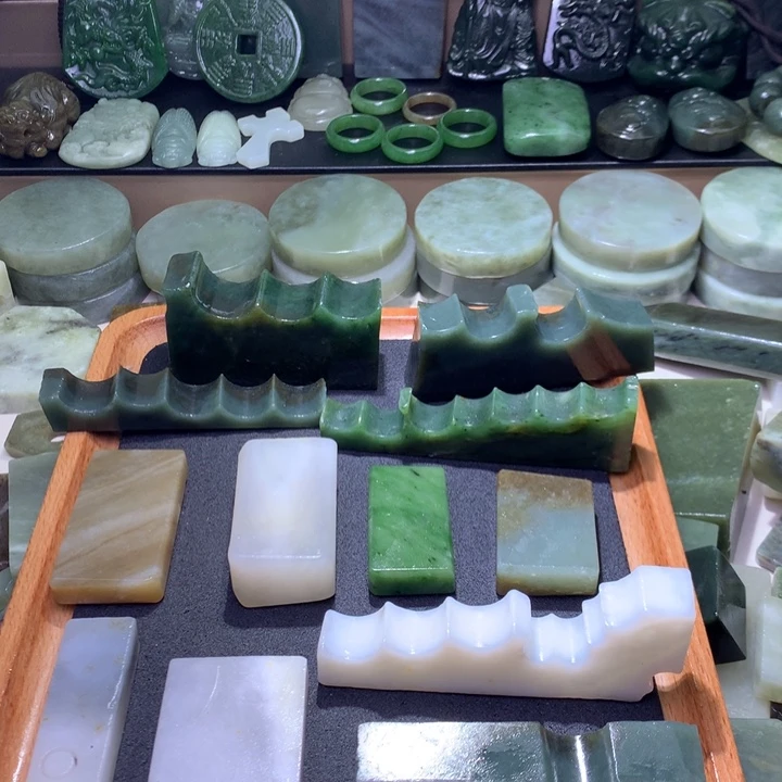 *****未镶嵌和田玉(糖玉)珠宝半成品