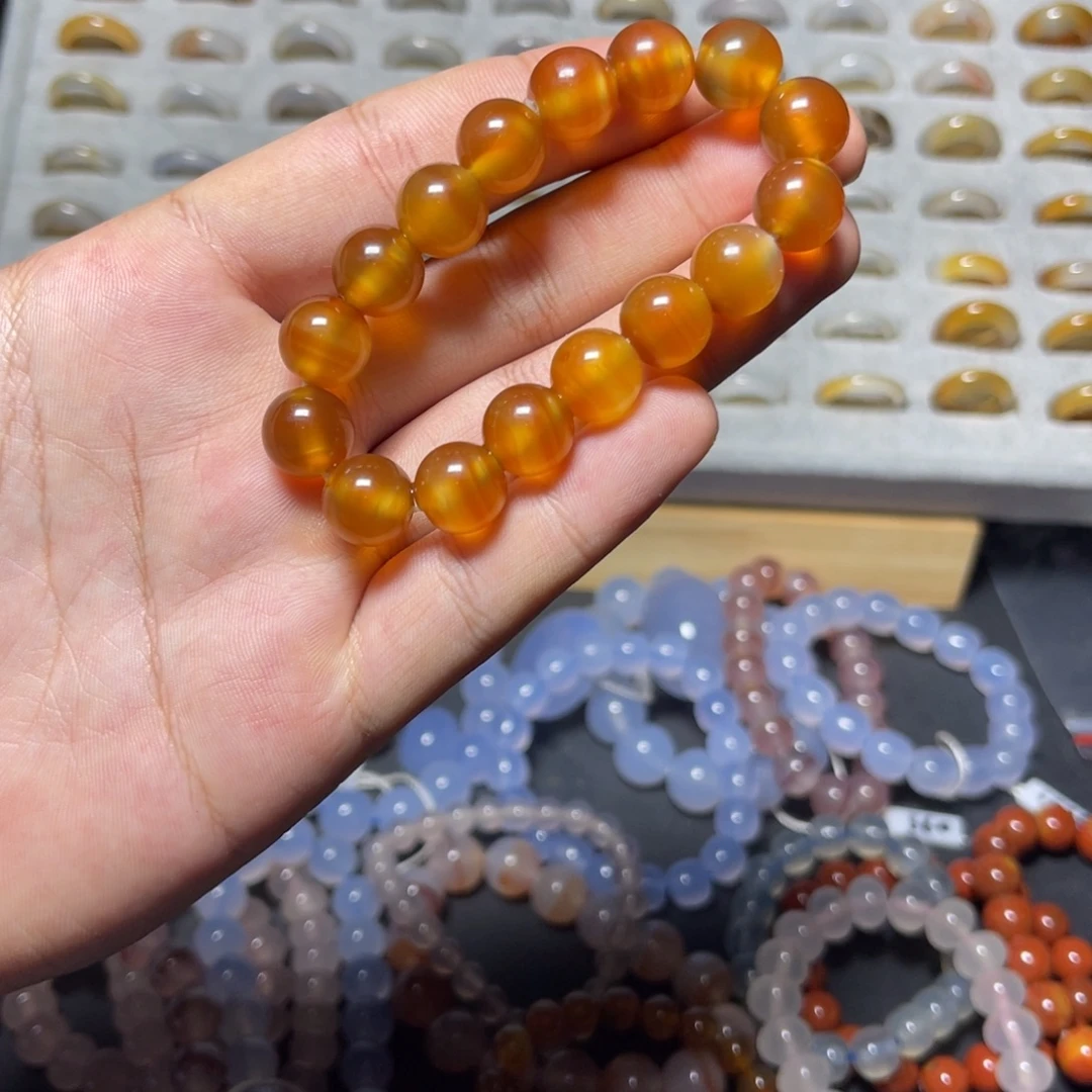 玛瑙/玉髓手串未镶嵌