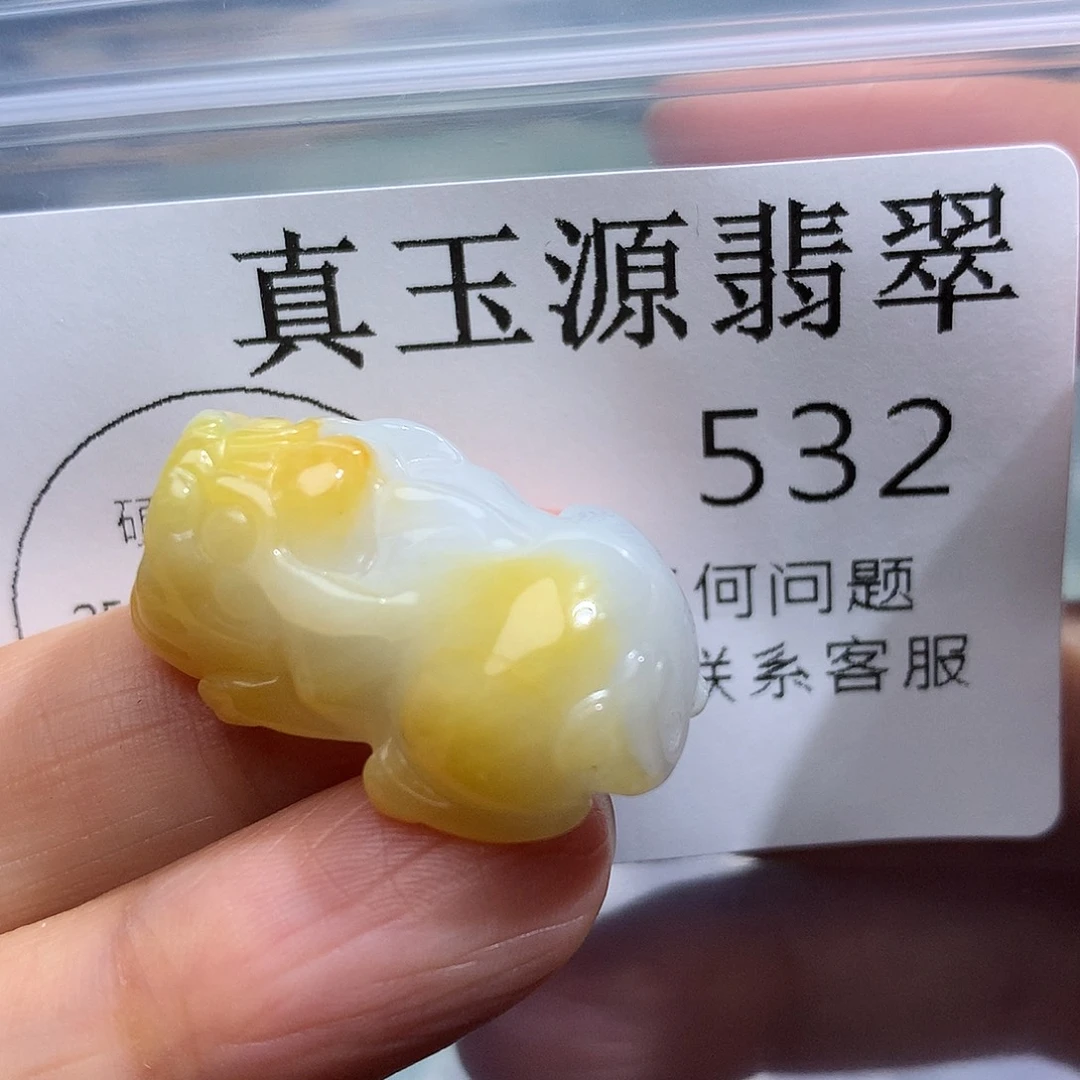 翡翠未镶嵌颈饰532