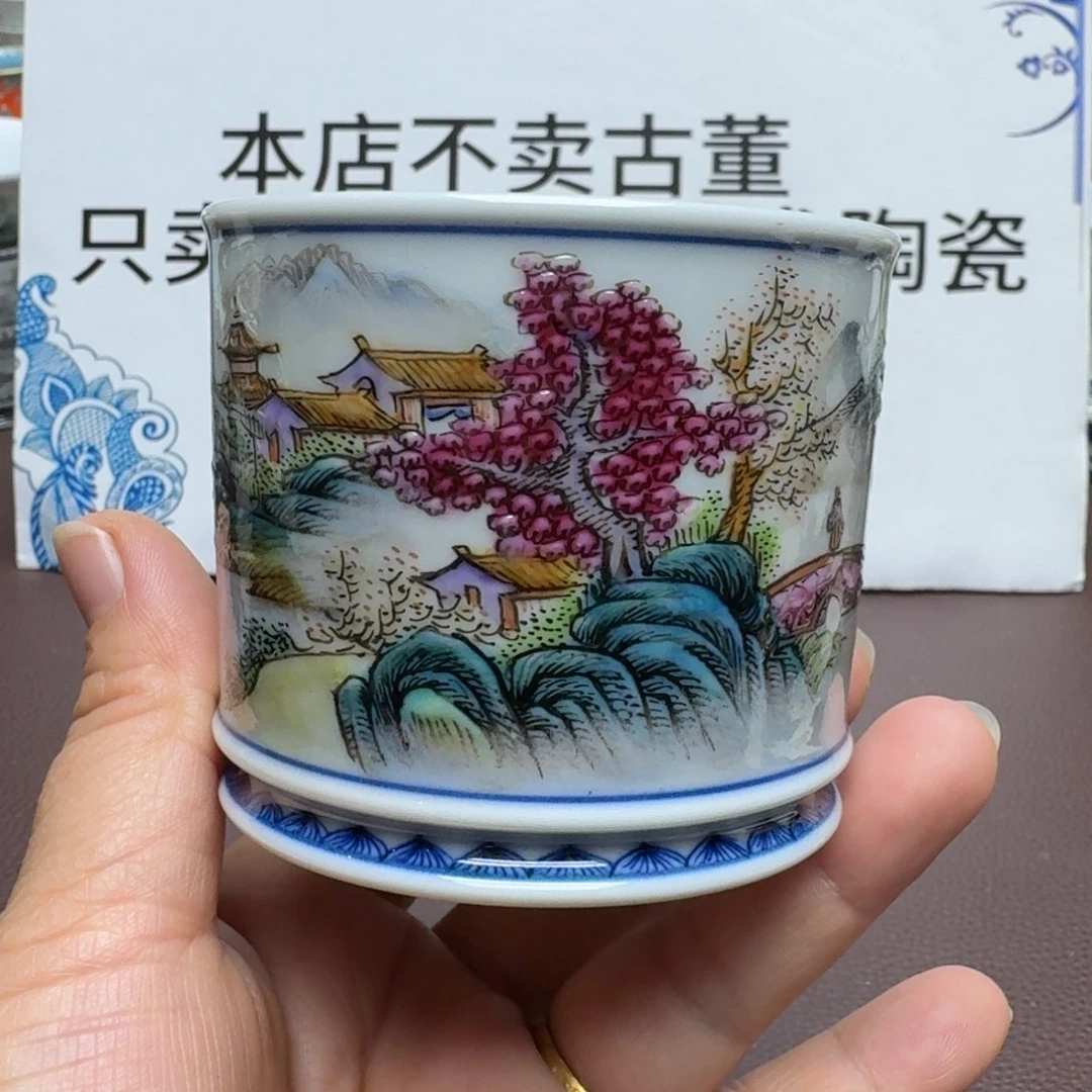 景德镇手工手绘展示