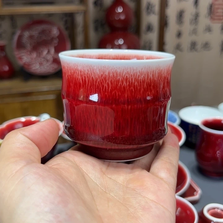 景德镇陶瓷竹节杯