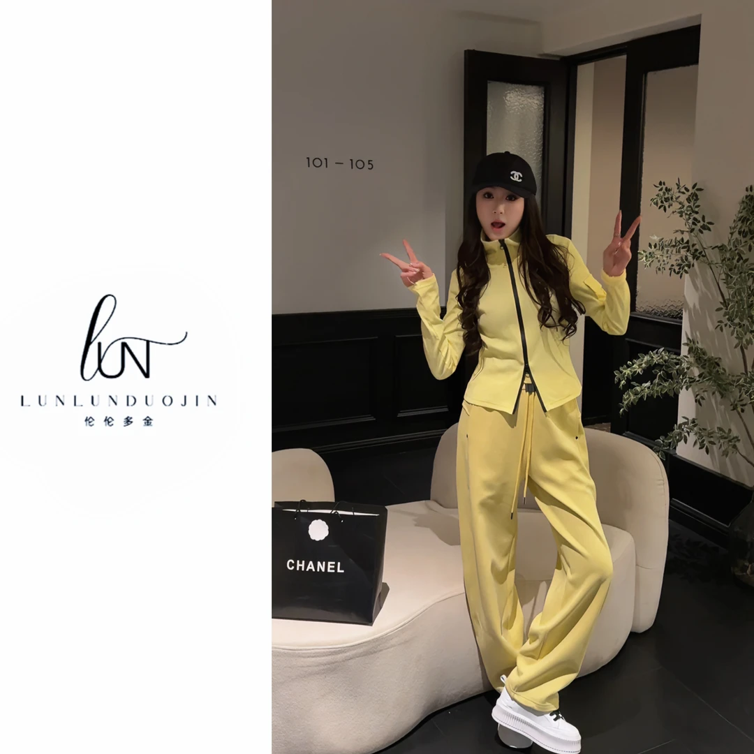 Lun【单独卫裤】25早春新款宽松休闲净版显瘦减龄百搭长裤