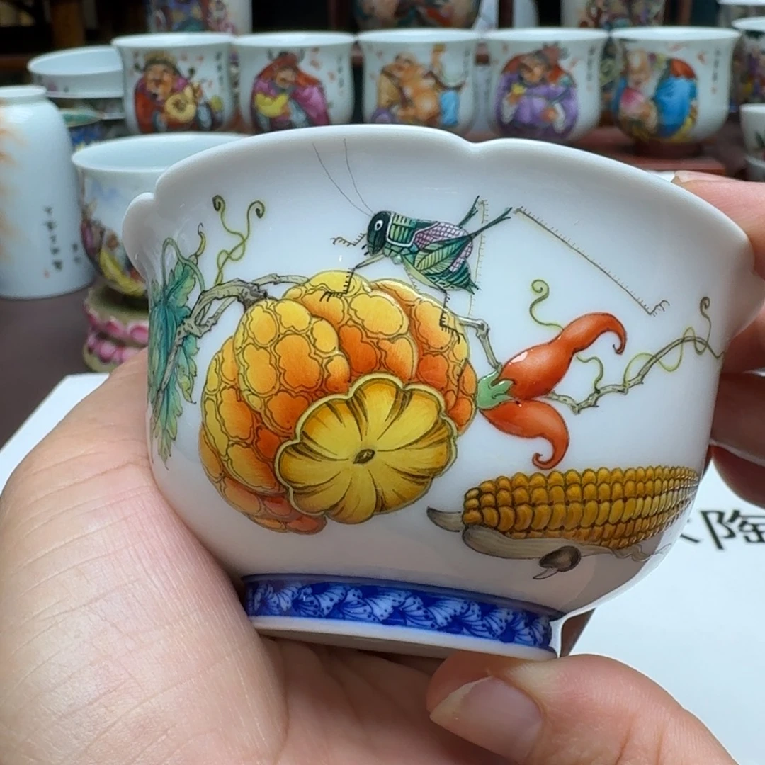 景德镇手工手绘展示