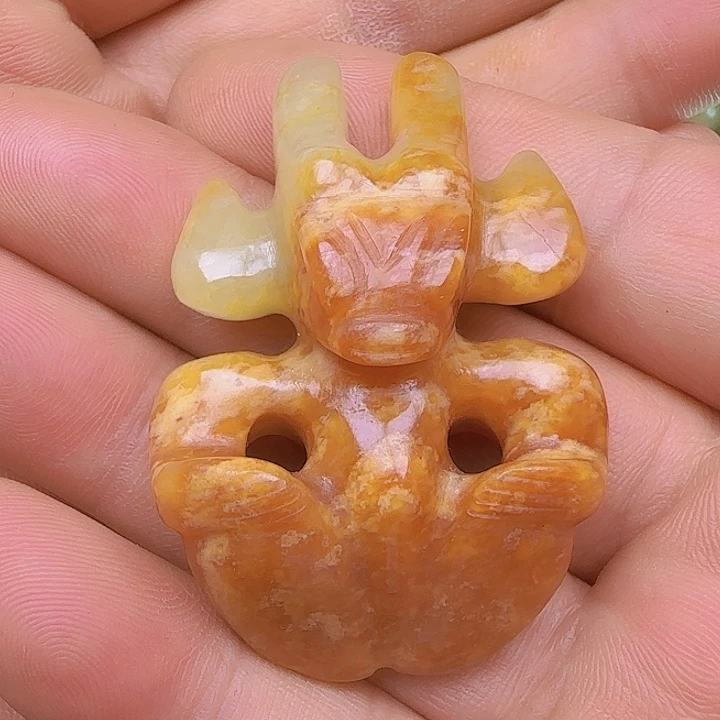 和田玉未镶嵌吊坠(不含链)