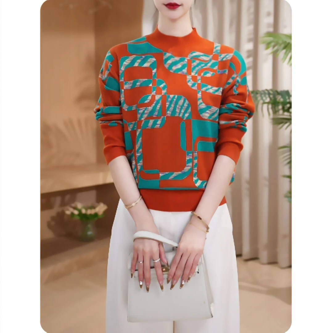 [DTS4]幻影新品女士宽松毛衫气质上衣时尚休闲女装4ZS01251133