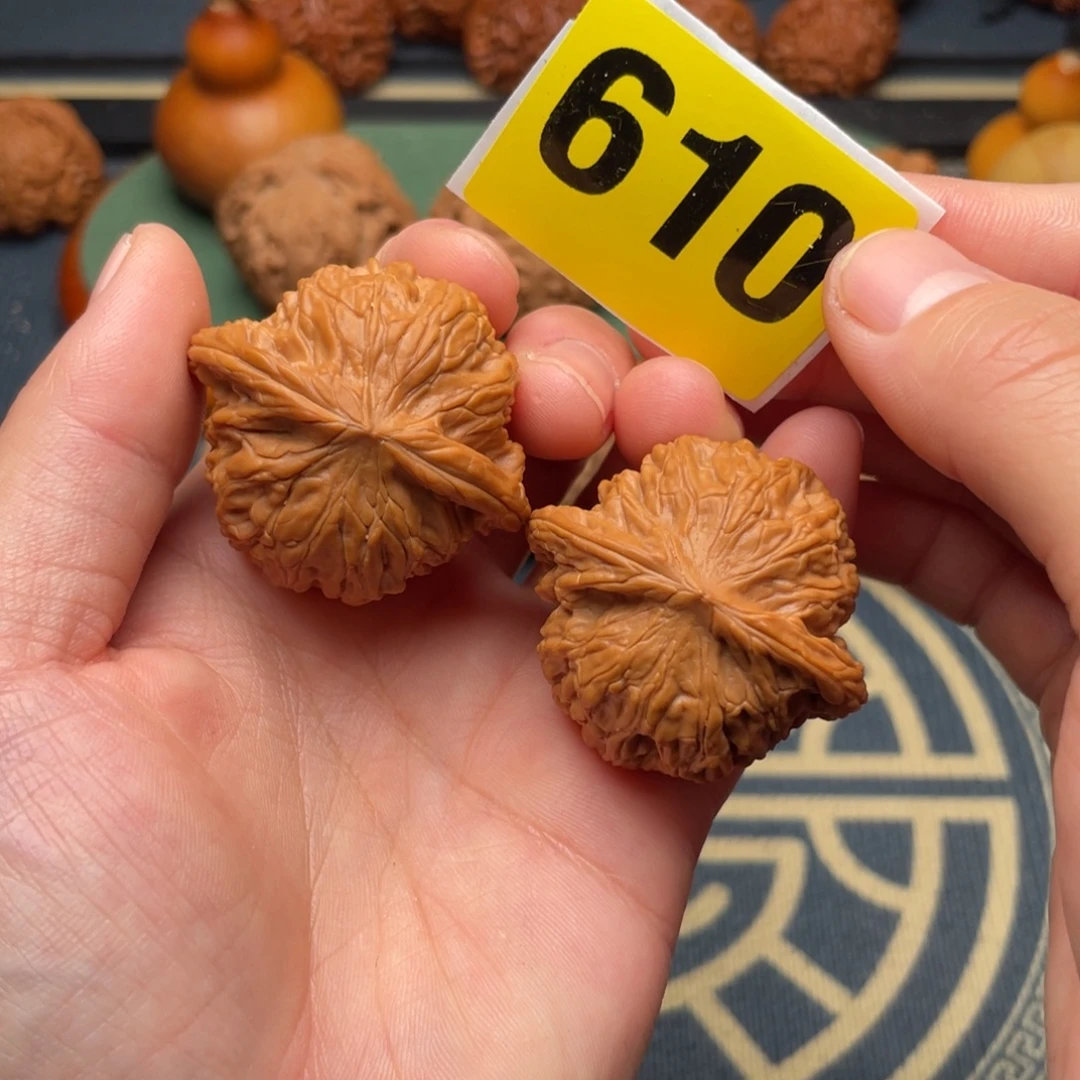 文玩核桃把件40全品磨盘610号