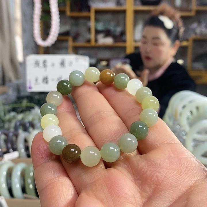 和田玉未镶嵌手链