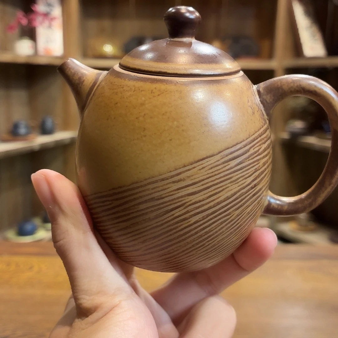 柴烧老岩泥茶器皿