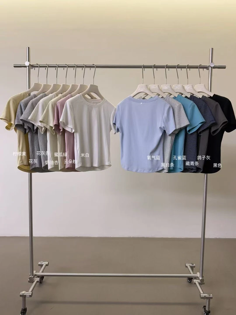 lovely@Z6255 简约百搭夏款薄料八乃T～（衣长52左右）6-24