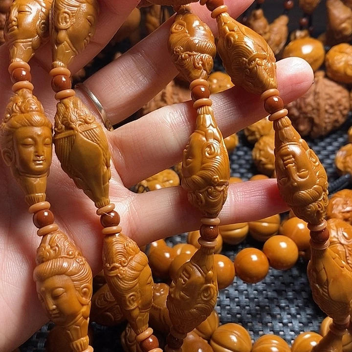 吊坠橄榄核柳叶观音