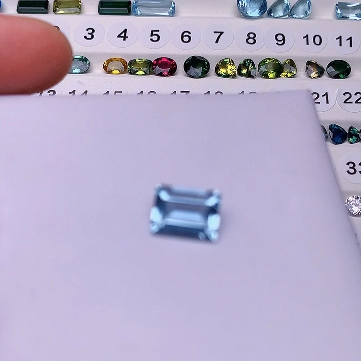 海蓝宝石裸石未镶嵌