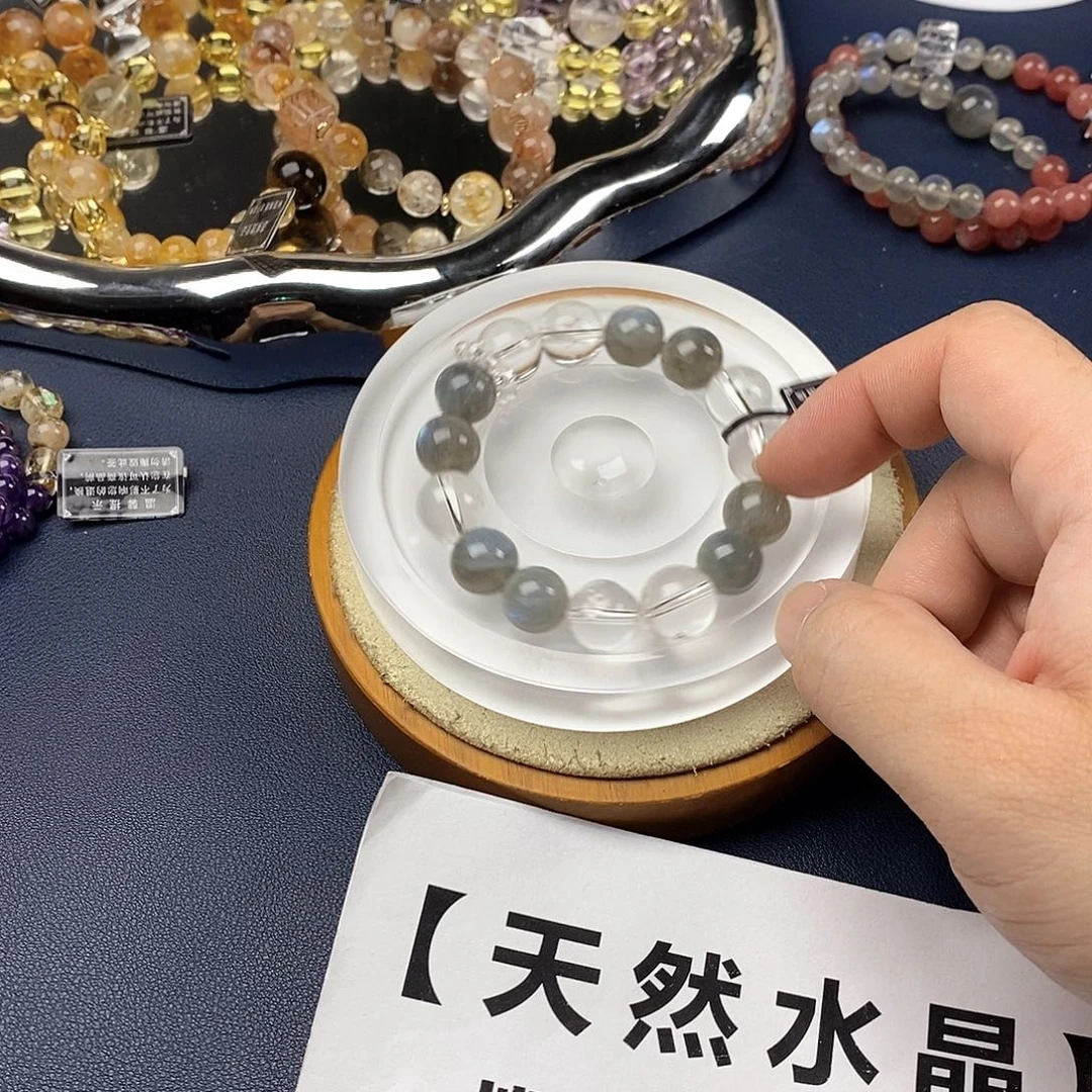 银S925镶嵌手链水晶