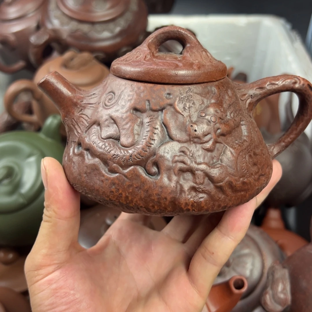 茶壶紫砂宜兴原矿紫砂壶300毫升容量