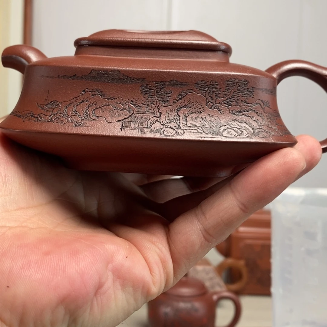 紫砂茶壶原矿泥料传统工艺制作