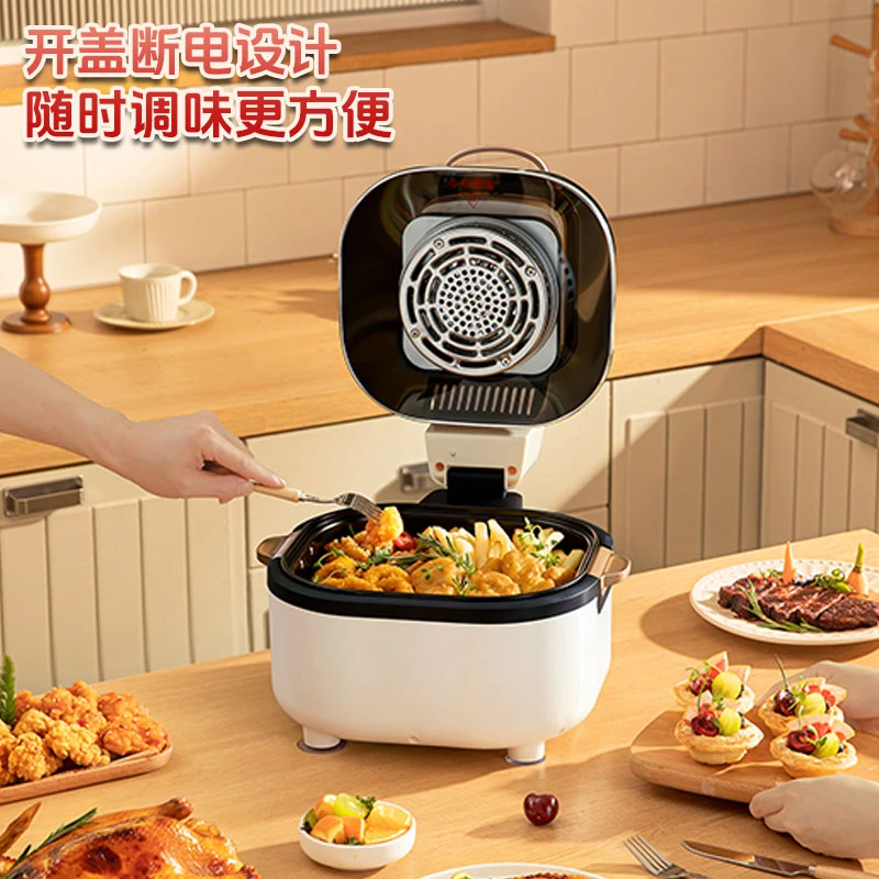 新疆包邮到家空气炸锅可视多功能大容量不粘烤锅易清洗电烤锅家用