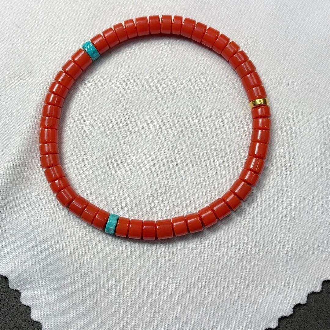 南红玛瑙未镶嵌5➕直切单圈