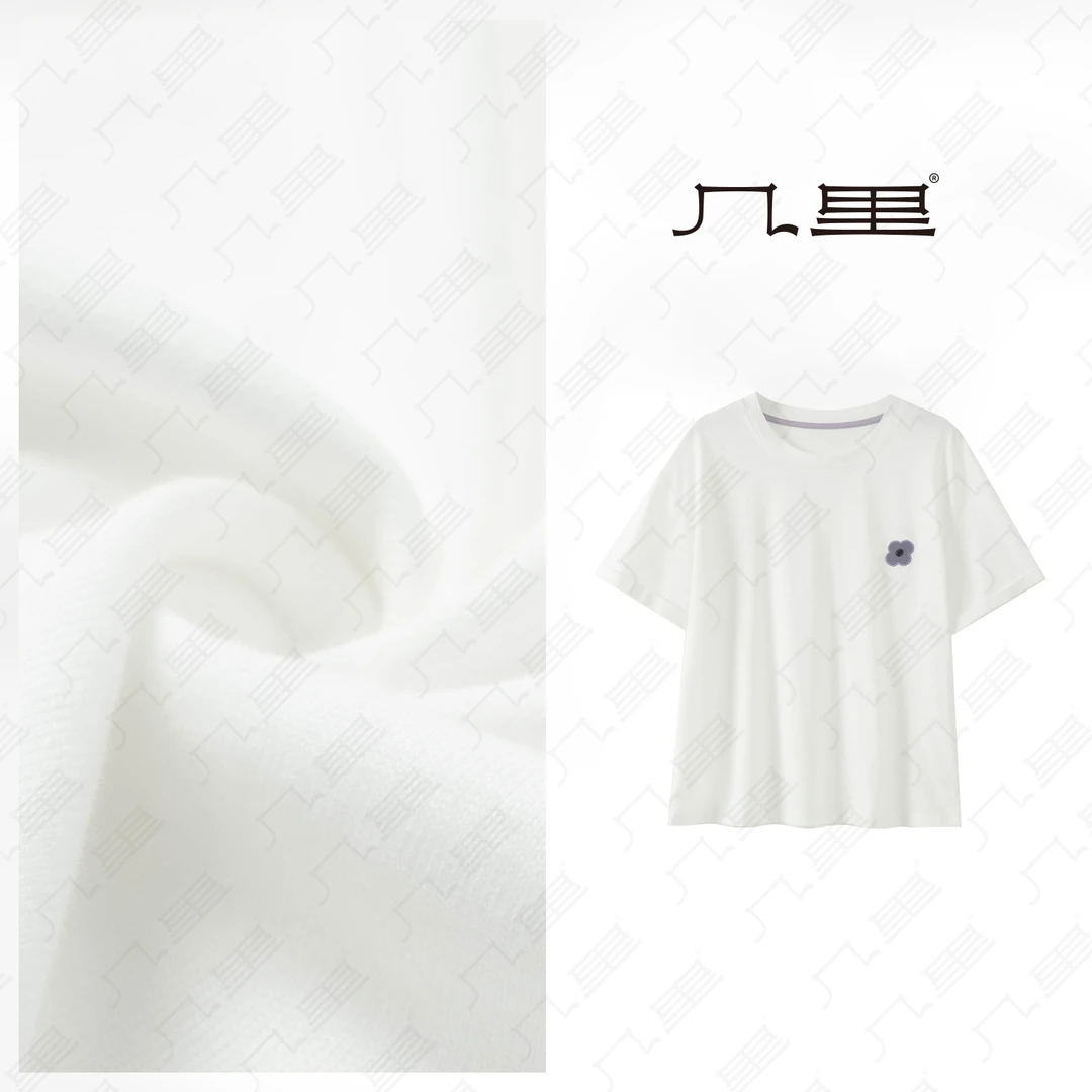 几里与麻【夏日小清新】休闲设计感绣花T恤 衣长59 胸围106 2052258