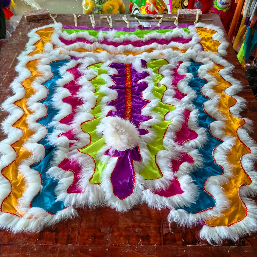 【下单后请联系客服挑款】舞狮衣服羊毛狮被狮裤各种颜色舞狮舞龙