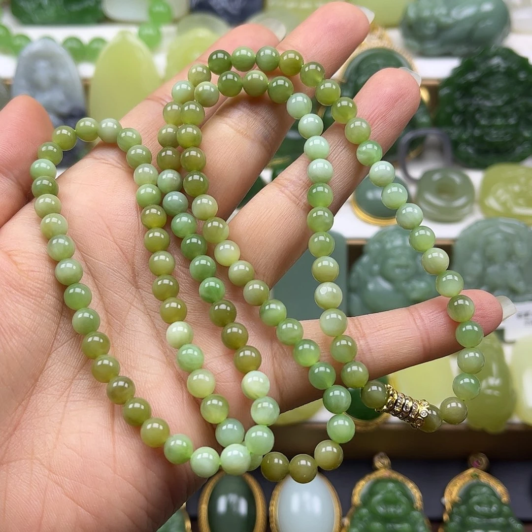 和田玉未镶嵌项链