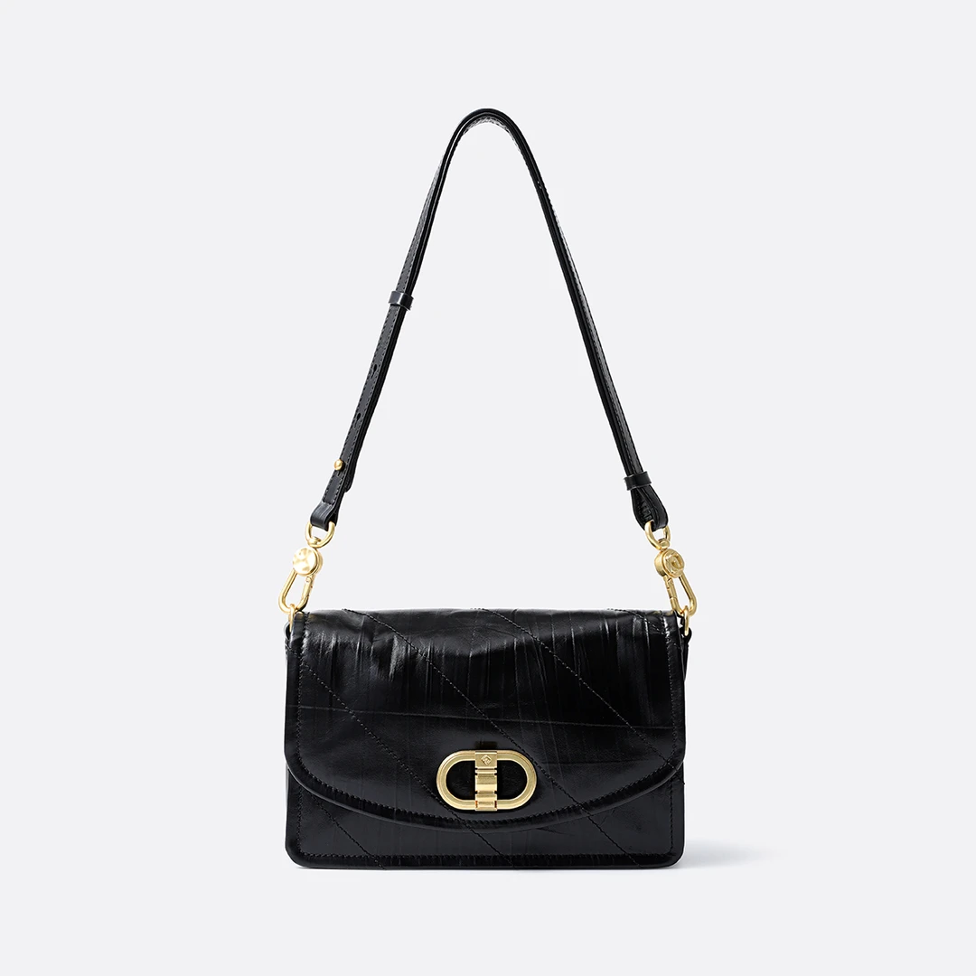 FION/菲安妮奥莱真皮回音腋下包小方包单肩斜挎包包FAAFRMB010