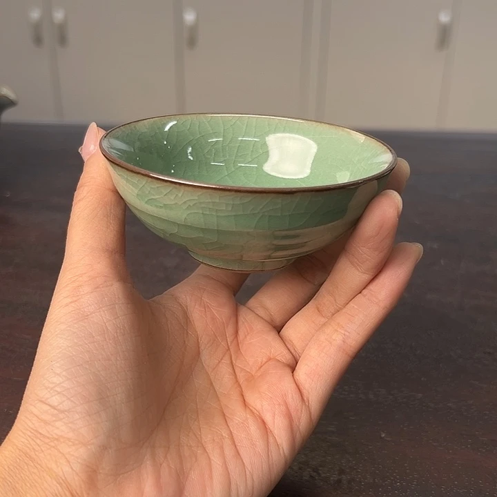 云间青瓷龙泉小米茶器