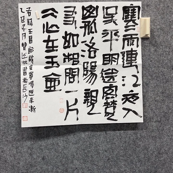 书法曹述林书法作品