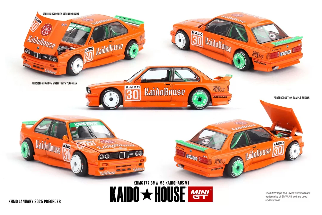 Kaido MINIGT 1:64 宝马 BMW M3 KaidoHaus V1 合金车模K177