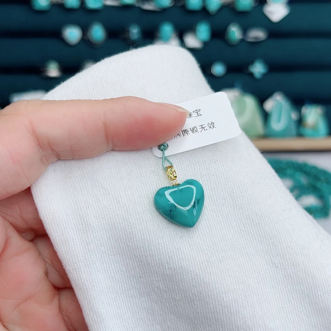 绿松石18K金镶嵌绿松石