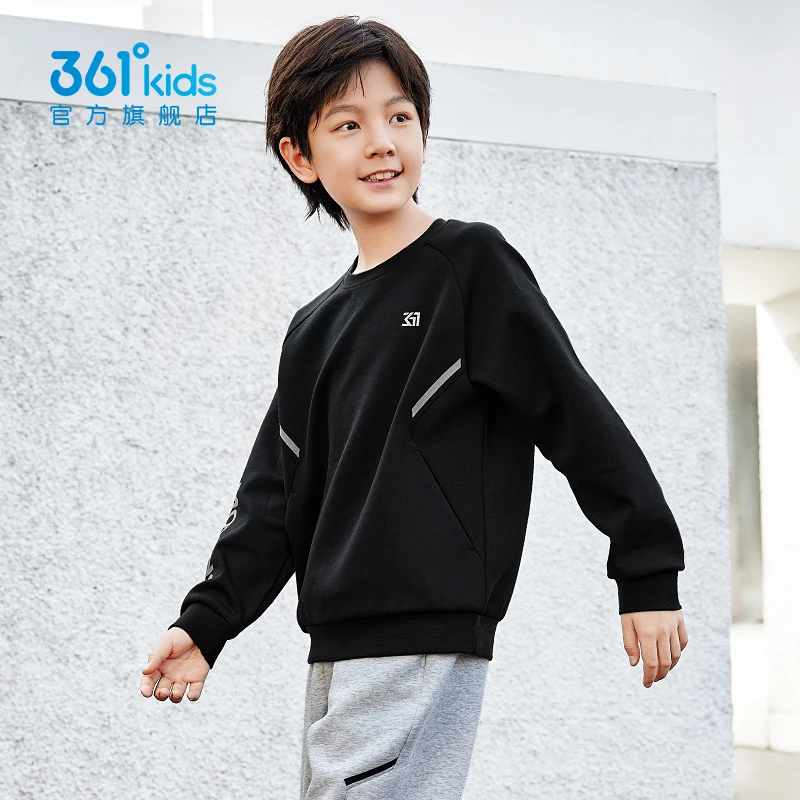 361°kids童装男女童套头卫衣春季运动休闲中大童上衣N52511305