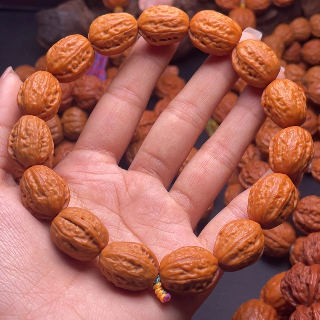 文玩核桃手串金丝玉枣