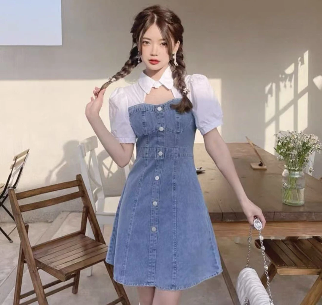 牛仔百搭连衣裙