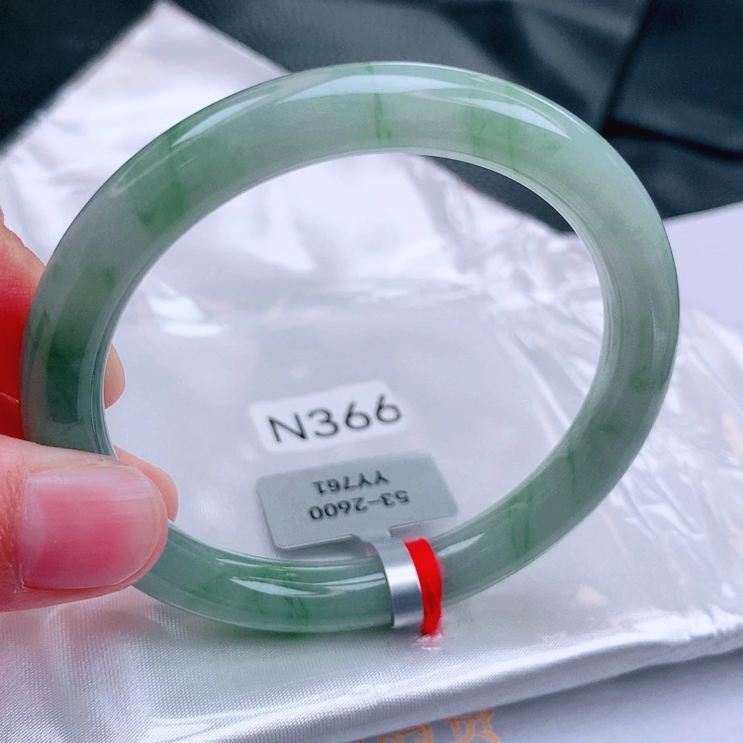 翡翠未镶嵌手镯缅甸天然a货翡翠手镯