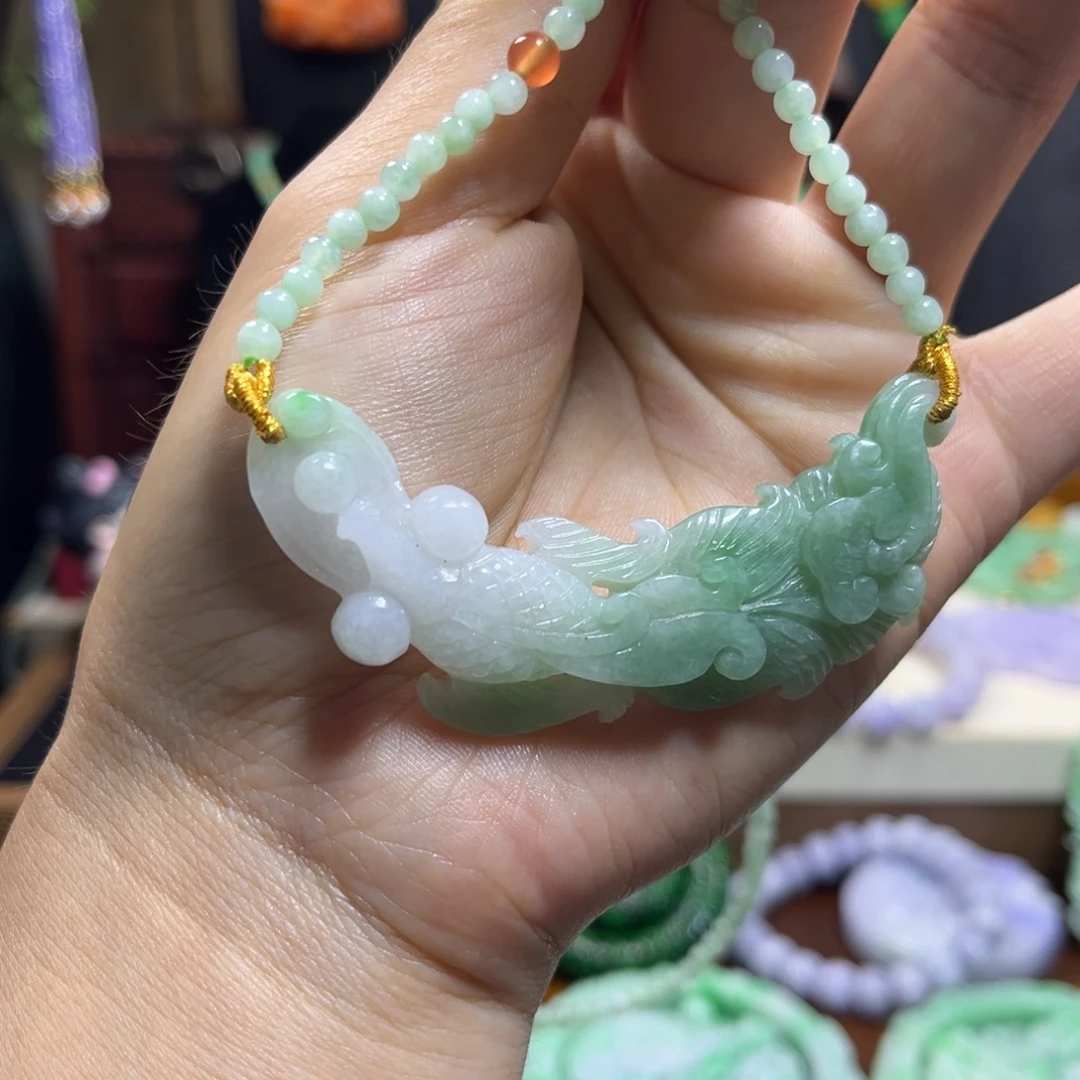 翡翠未镶嵌颈饰天然翡翠