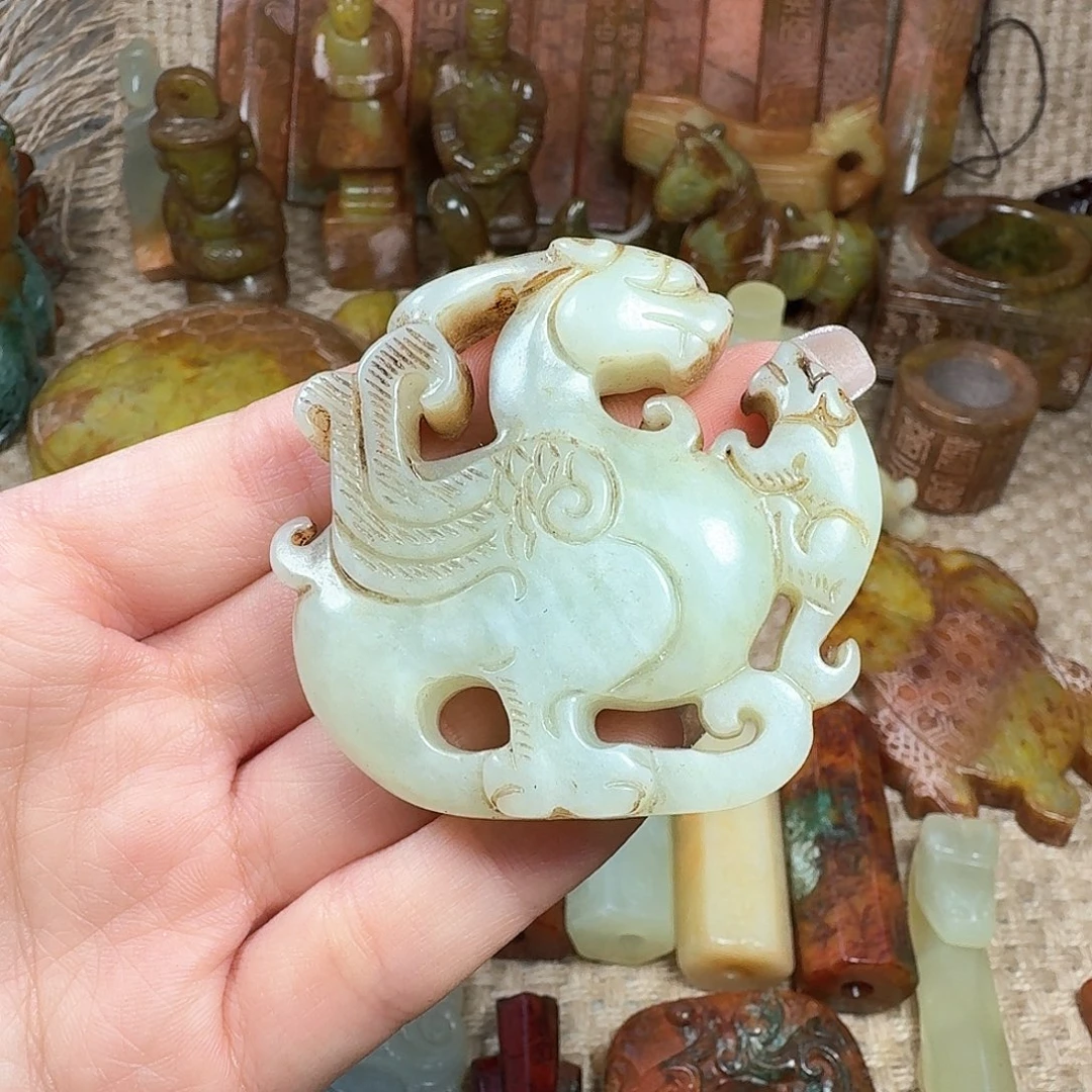 白玉菩提吊坠挂件