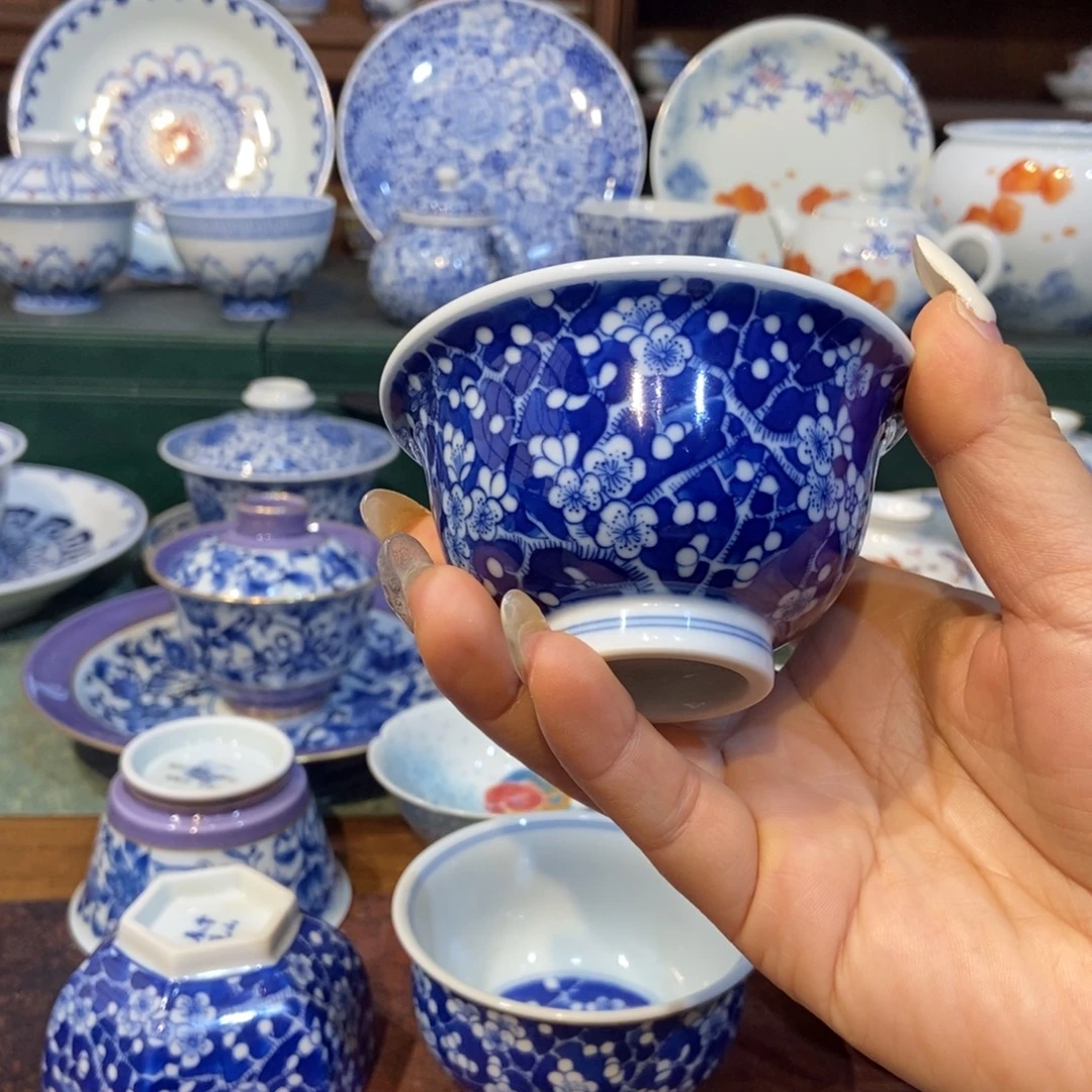 雪山春晓冰梅压手杯