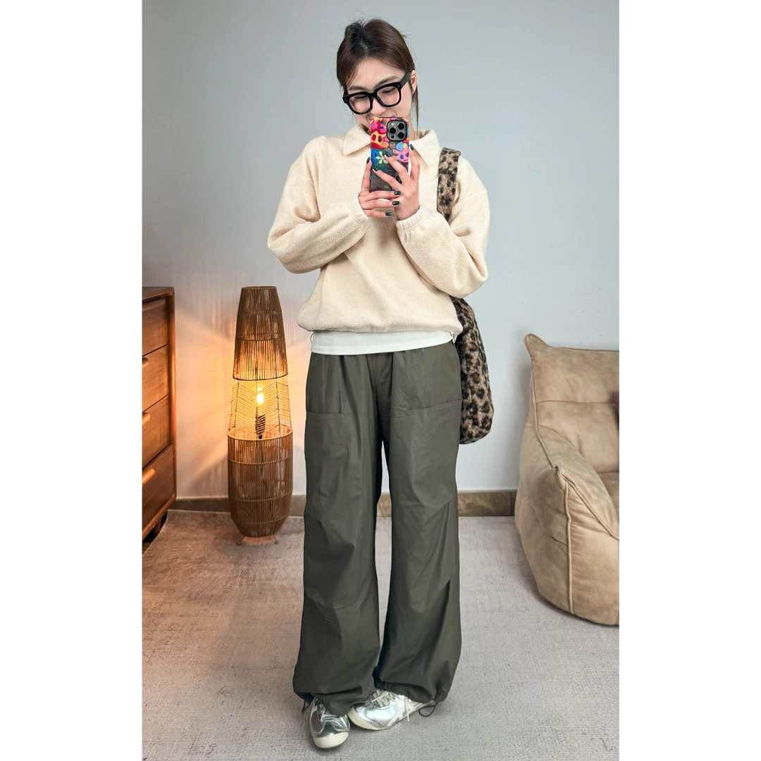 ZhaoSanJin【12.24】2024年冬季新款加绒POLO抽绳卫衣 SJW4342