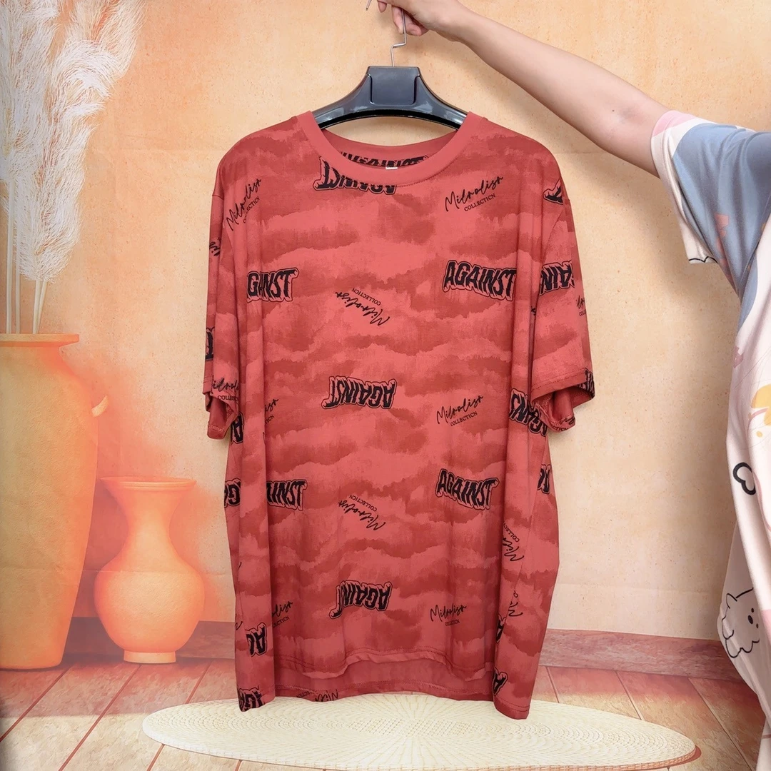 胖飞飞大码男装男T恤宽松夏季新款加肥加大休闲潮流时尚休闲上衣